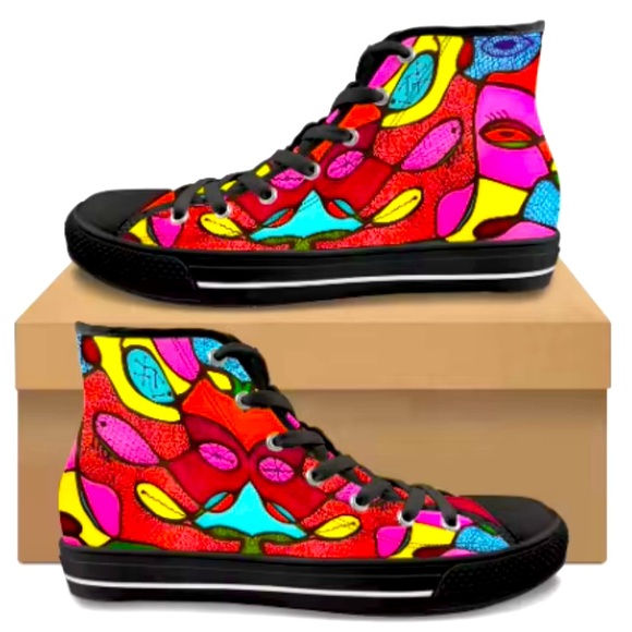 🎉 Neurographica Art🎉 Which sneakers will you choose? - Picture 1 of 2